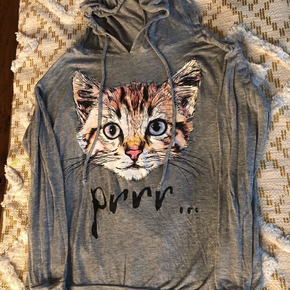 Forever 21 kitty shirt